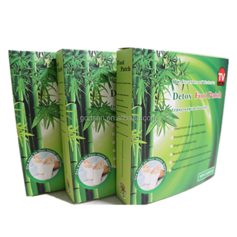 Bamboo detox foot patch with adhesive is the best Chinese natural foot detox pad