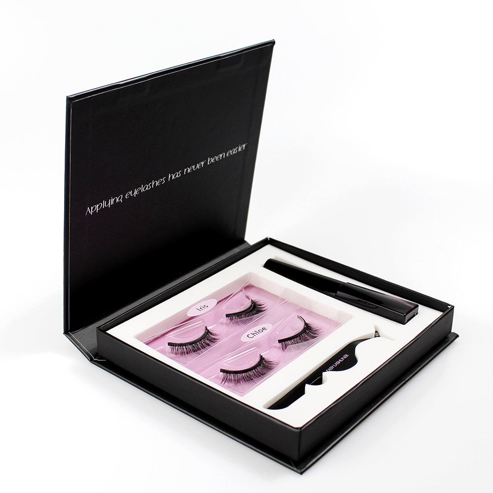 Оптовая цена на магнитные ресницы с магнитной подводкой для глаз с индивидуальной коробкой