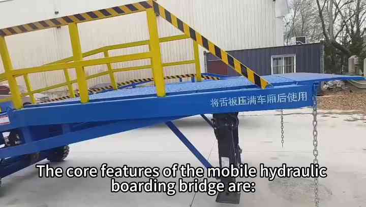 Hydraulic Mobile Ramp Steel Container Loading Ramp for Hotels ...