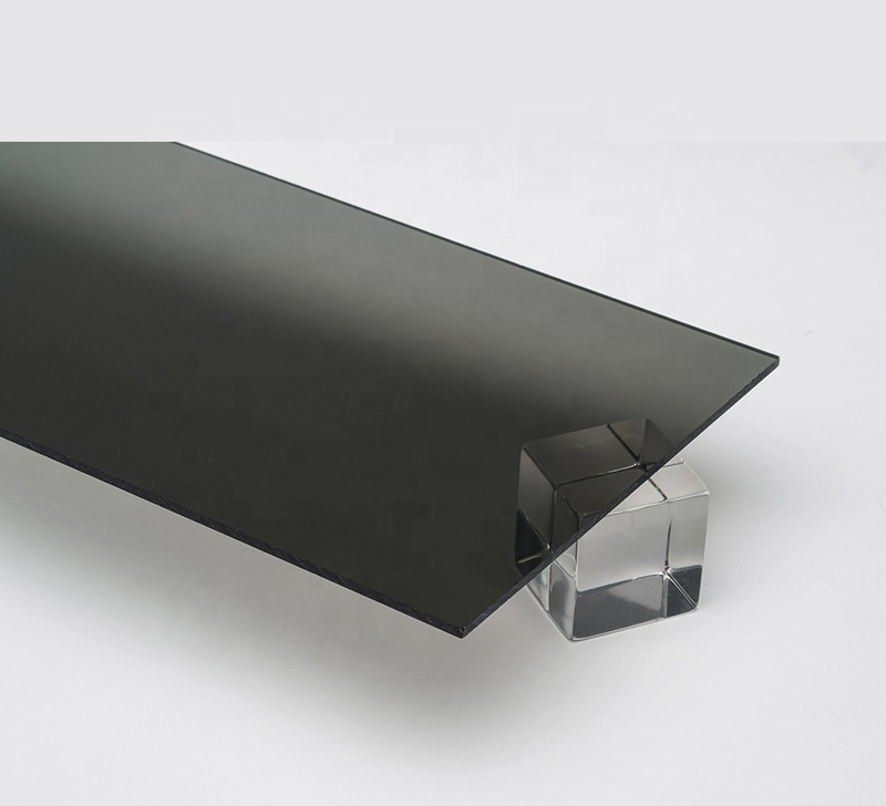 1/8 厚 12x 12 "灰色烟熏 plexi 玻璃丙烯酸板材