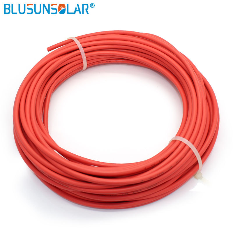 TUV Approved High Quality H1Z2Z2-K 1x4mm2 Solar Cable Solar Panel Pv Cable for Power Plant