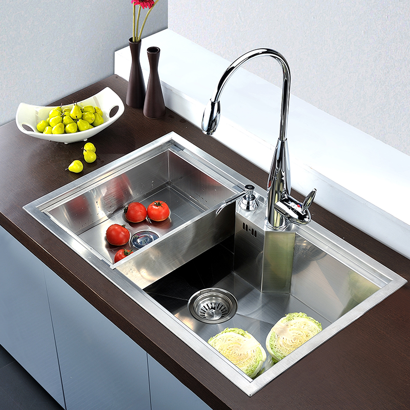 Factory Directly Sell Customized Stainless Steel Handmade Kitchen Sink