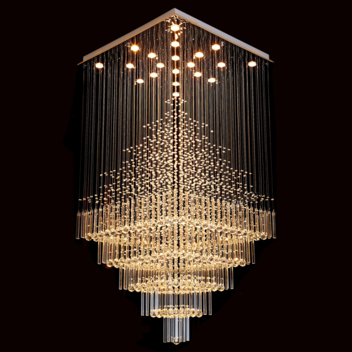 Взрывная современная люстра с подвеской, хрустальная люстра k9