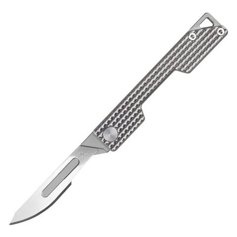 钛合金手术刀edc医用刀折叠刀10pcs no.24刀片