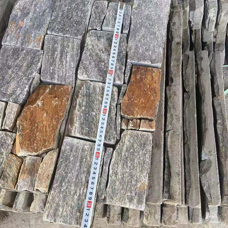 new design outdoor wall covering stone cladding slate rusty cultured stone