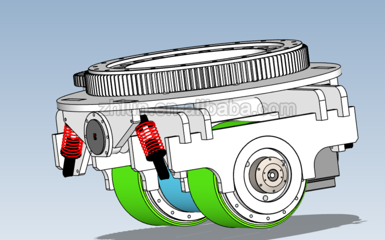 Assemblée résistante de roue de moteur de la boîte de commande DC/AC d'AGV de ZL-484 10T