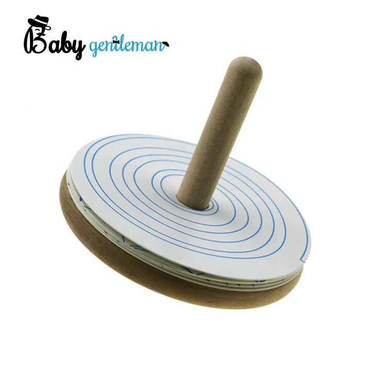 2021 Новое поступление, деревянный детский вращающийся топ с низким заказом Z01104B