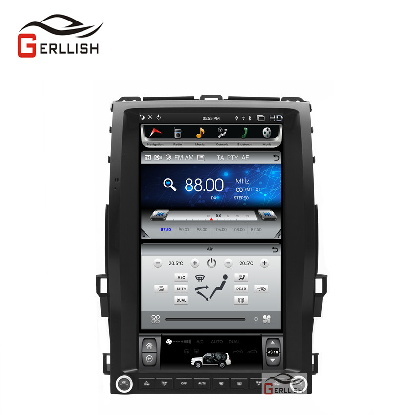 Tesla android автомобильный dvd gps навигатор для Toyota Land Cruiser toyota prado Lexus GX470 аудио стерео dvd плеер