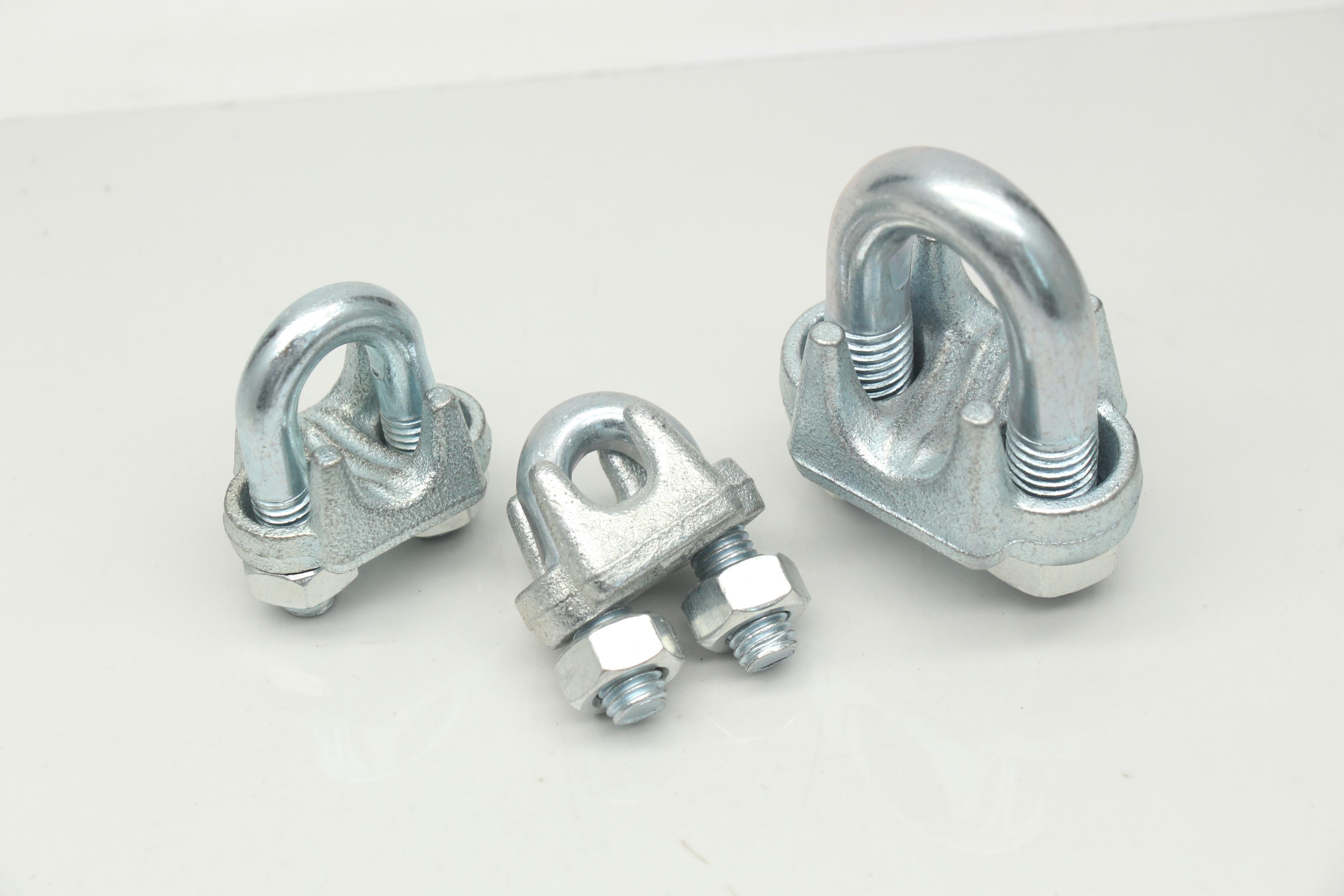 DIN 741 Galvanized Wire Rope Clamps for Cable End Connections Products