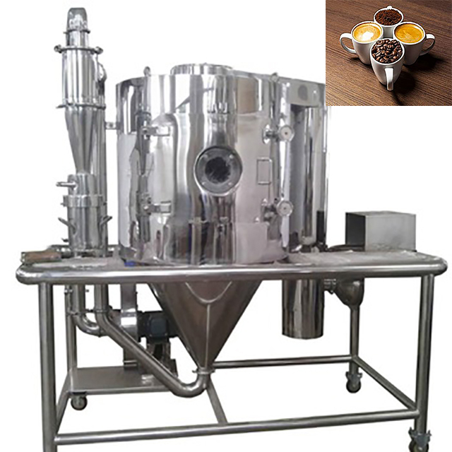 Coffee bean processing machine to make instant coffee