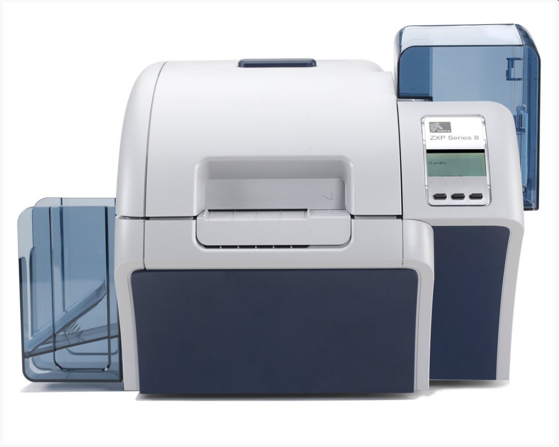 Zebra ZXP 8 Series ID Card Printer with Dual-Side Lamination