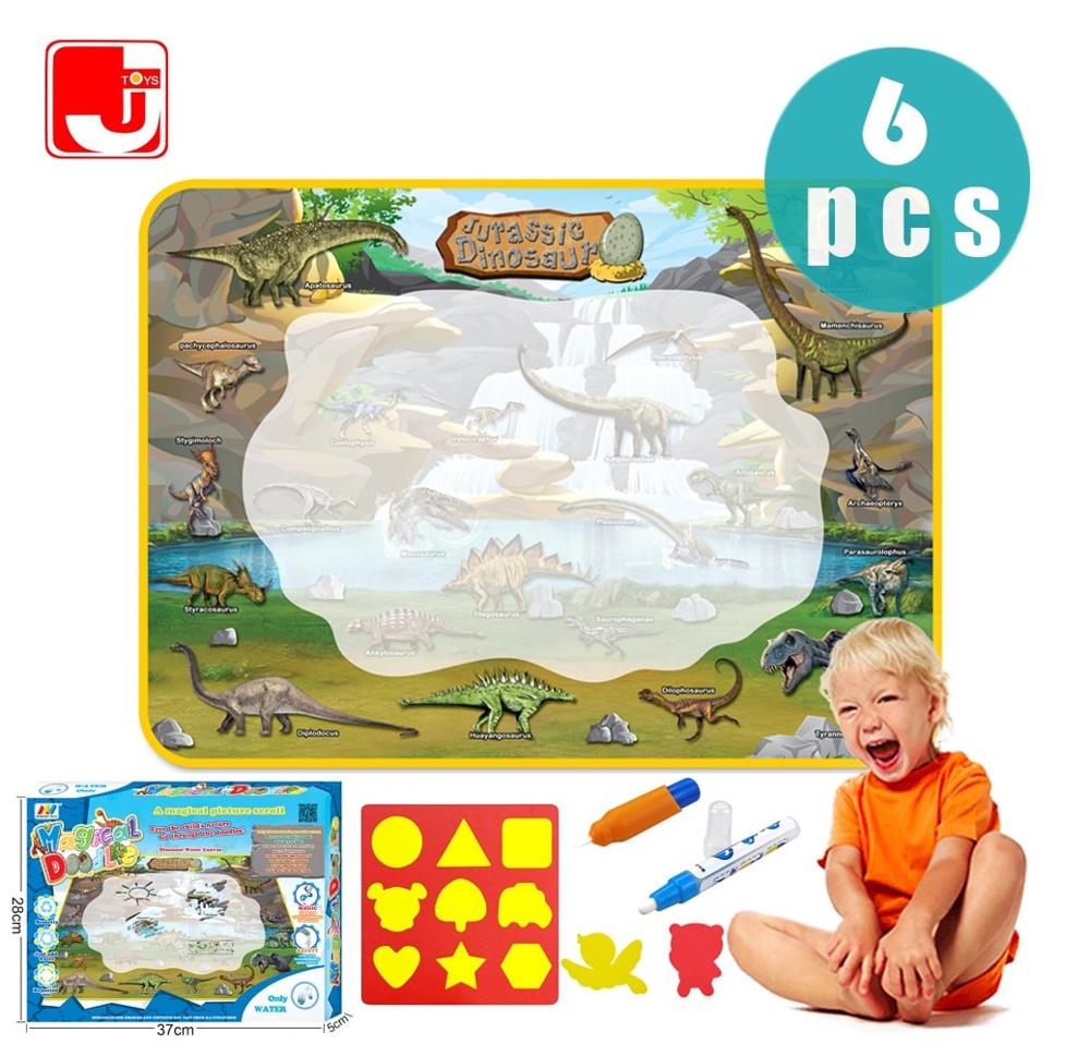 Popular Aqua Magic Dinosaur Water Drawing Board Kids Doodle Mat Coloring Canvas kit for kids