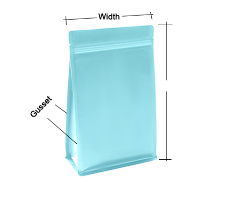 Square Flat Bottom Packaging Bag Craft Paper Eco Friendly Stand Up Biodegradable Pouch For Food With Window