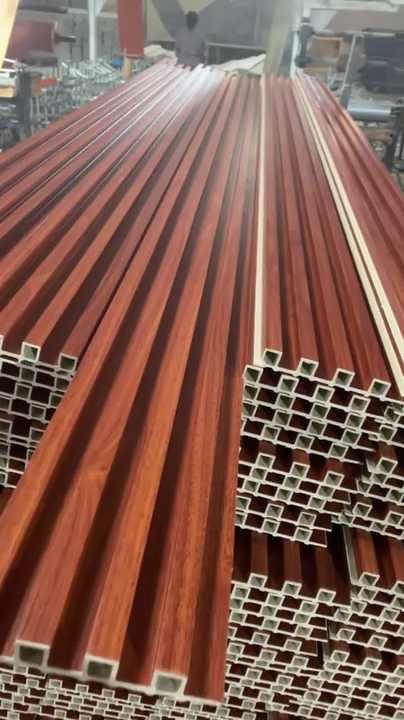 Wood Grain Fluted Wall Panels Decoration WPC Wall Panel for Interior ...