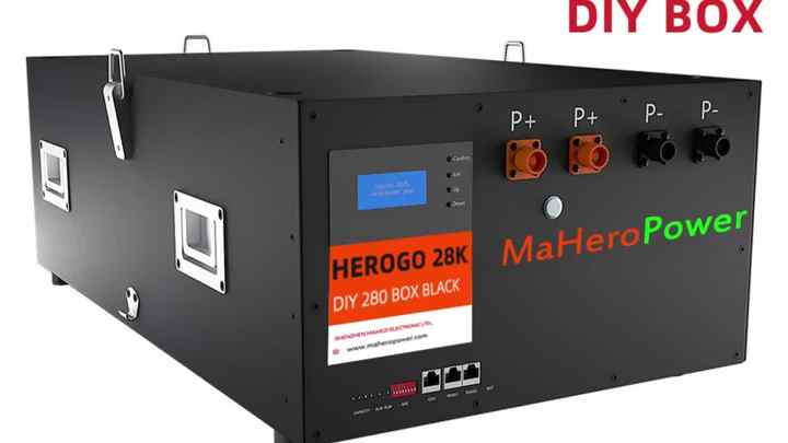 JK 48V 16S LiFePO4 DIY Kit with JK BMS Prismatic 15kWh Metal Box for ...