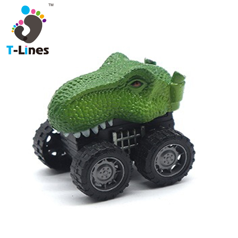 Прочее пластиковое игрушечное транспортное средство Набор игрушечных автомобилей мини диких животных оттягиваемая назад машина трения игрушки для детей