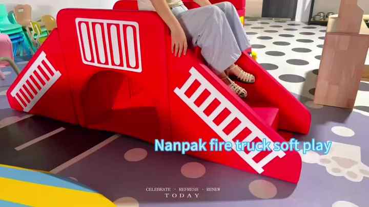 Safe Indoor/Outdoor Foam Train Theme Playground Equipment Kids Climber  Sensory Gym Climber for Preschool Nursery Soft Play