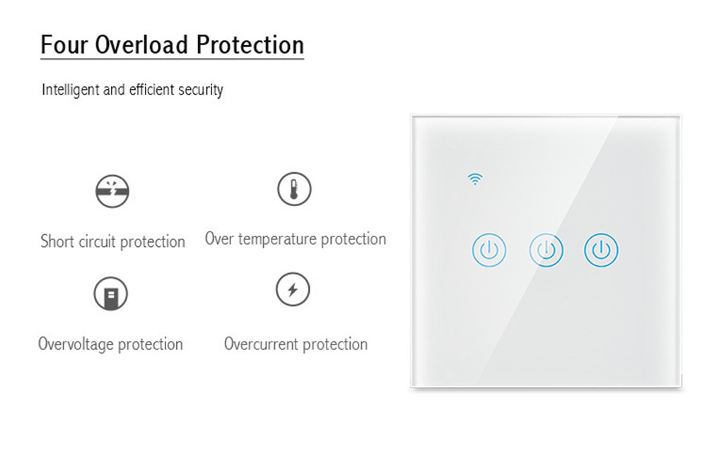 3 way smart light switch wifi Alexa Compatible