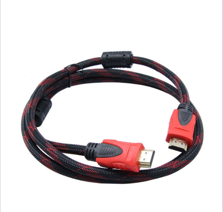 1.5 meters version 1.4 red and black network double ring with braided ...