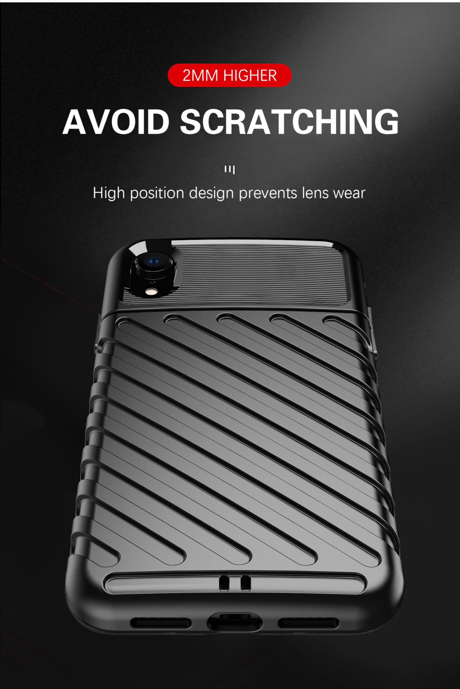 Shockproof TPU Mobile Back Cover For iPhone xr phone case