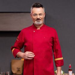 Custom chef uniform comfortable breathable chefs clothing uniforms chef uniform jacket