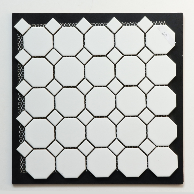 Black Swimming Pool Tiles Ceramic Mosaic Rectangle Plates