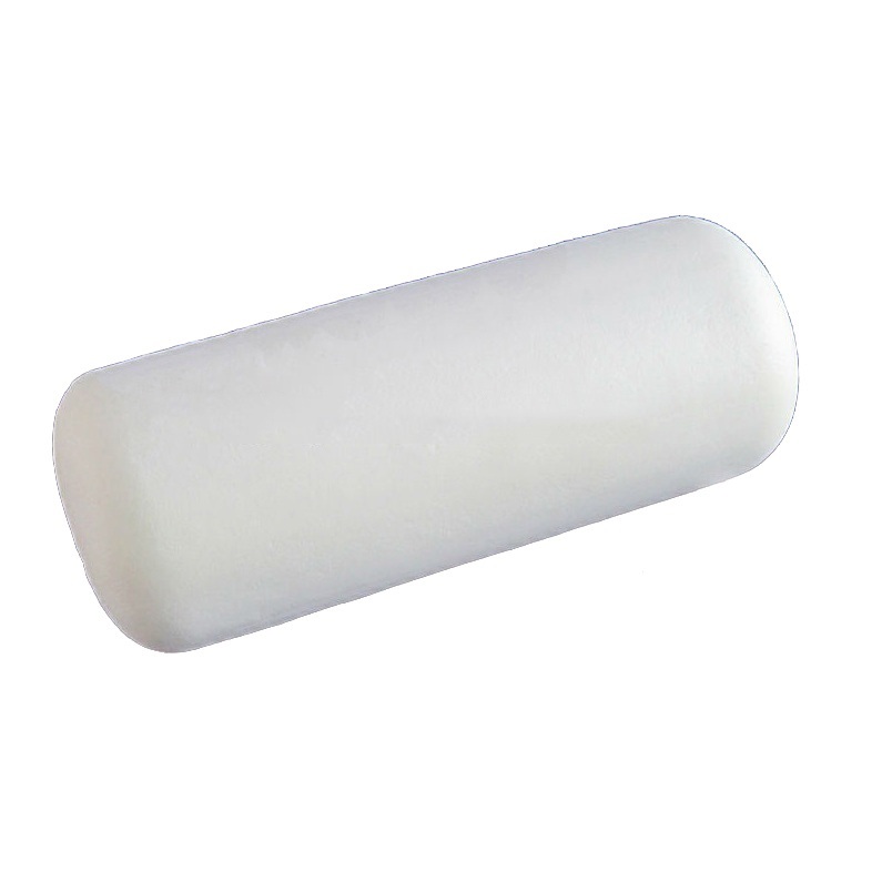Memory Foam Petite Bolster Roll Round Pillow With Removable Cover