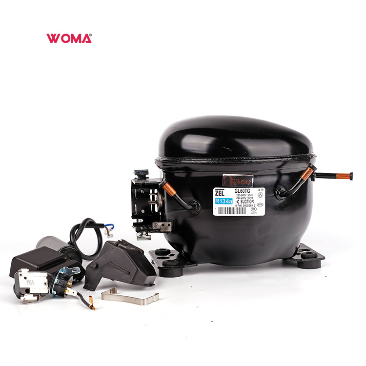 コンプレッサー(冷凍機) 冷凍コンプレッサー冷蔵庫冷凍庫用Zel GL60TB GL80TB GL90TB高圧220