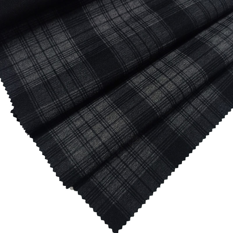 Высококачественный костюм из вискозы, полиамида и эластана с принтом в клетку для женских брюк