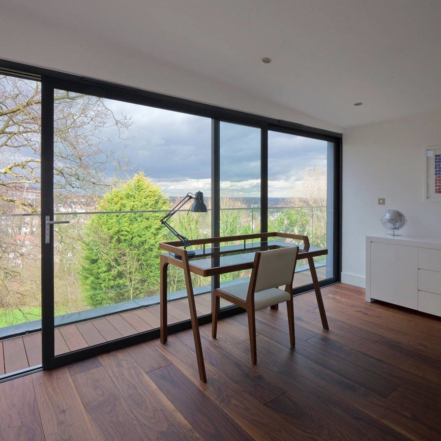 Preto cor do quadro perfil de alumínio janelas de correr e portas Foshan fábrica