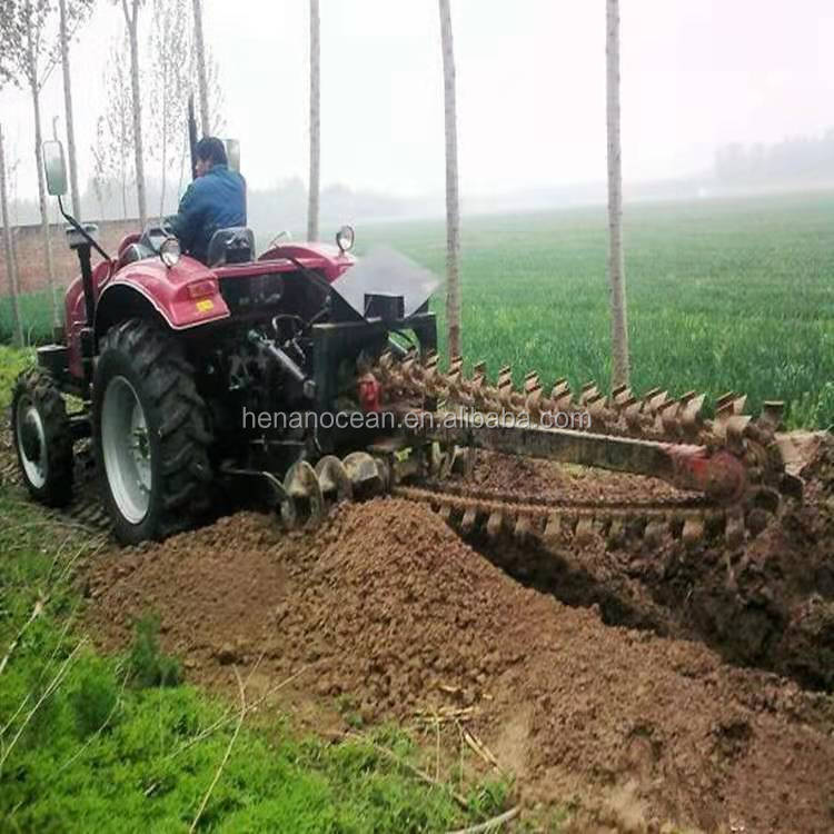 High Quality portable Self-propelled Trenching Machine Trencher For Sale