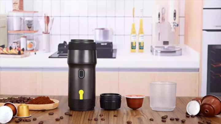 EU Adaptor USB-DC Hand Electric Espresso Maker Small Capsule