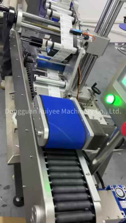 Auto Sticker Ampoule Labeling Machine Horizontal Round Glass Bottle ...