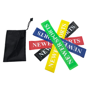 Wholesale premium high quality fitness gym yoga exercise make your own elastic latex fabric booty resistance loop bands