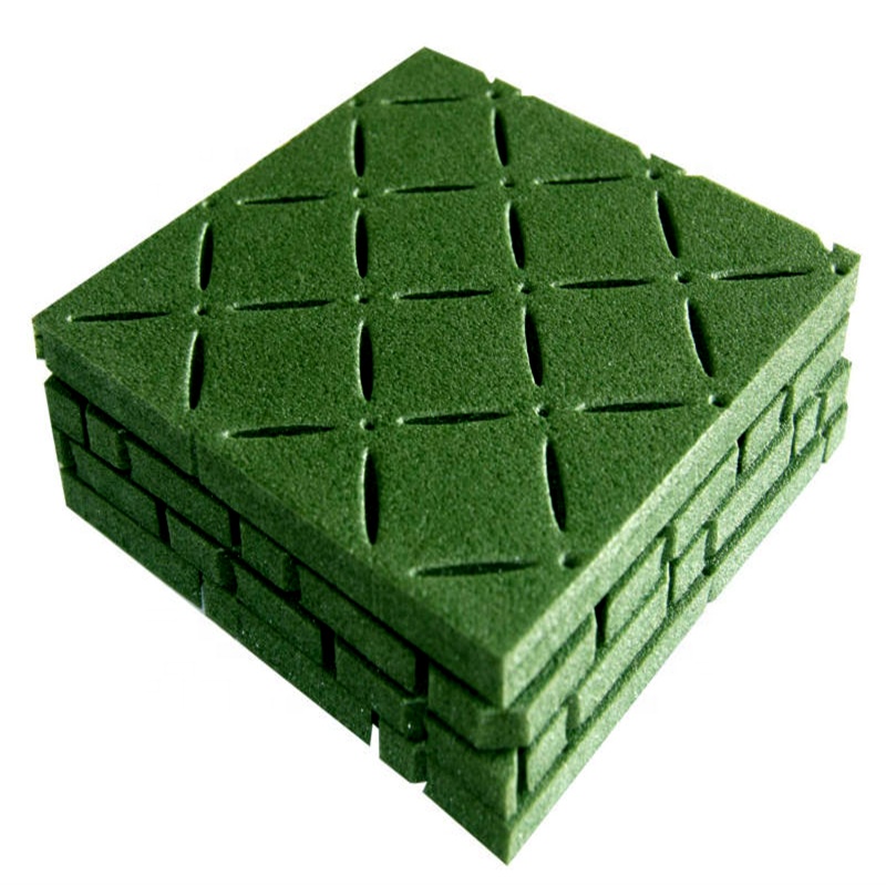 Football Field Artificial Grass Accessories 10mm Foam Turf Shock Pad