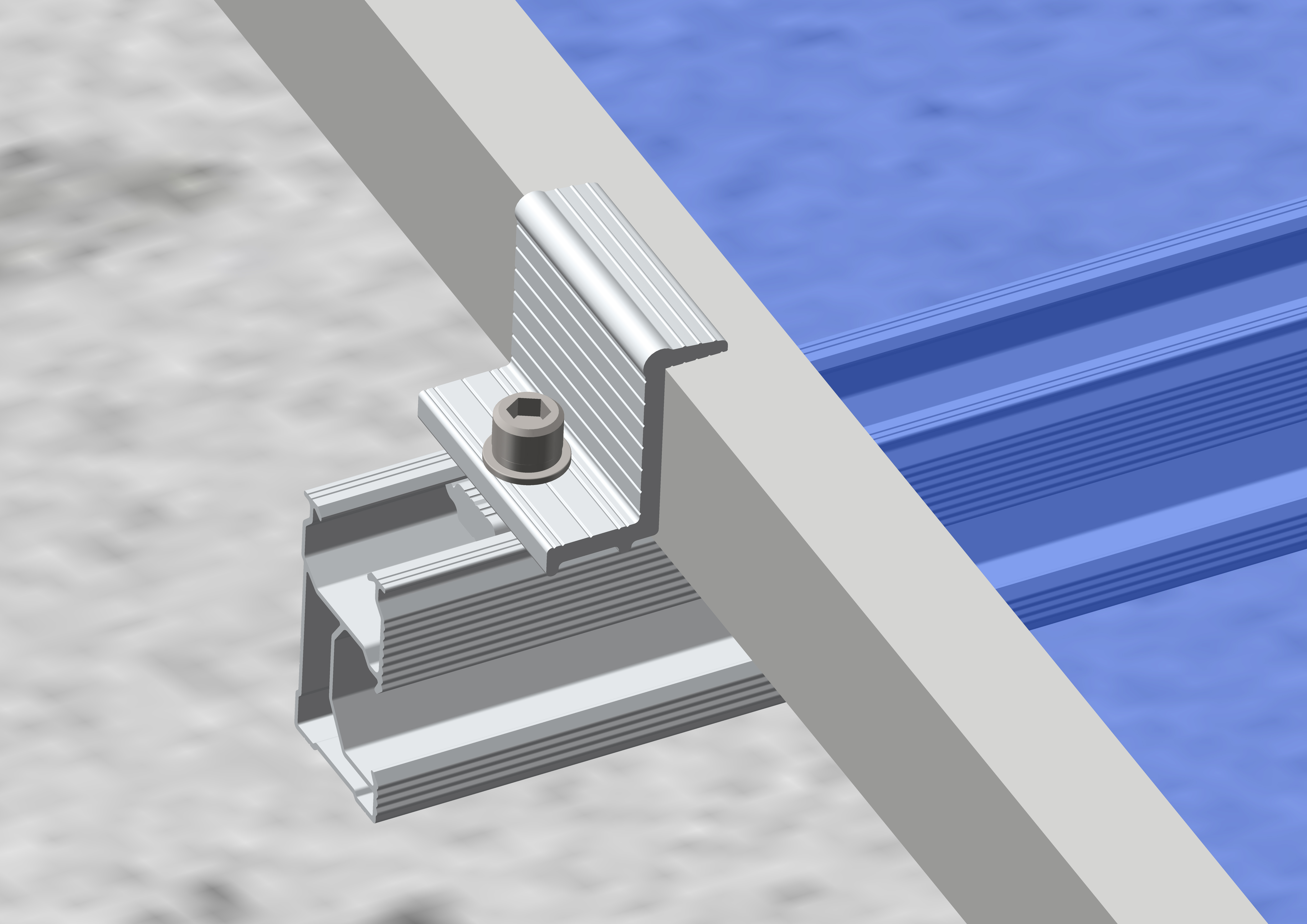 Монтажа pv солнечные монтируемые НАБОРЫ солнечных Концевой Зажим