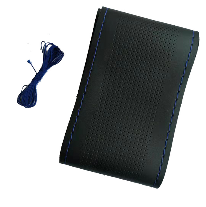 Кожаный сшитый вручную эластичный чехол на руль Автомобильные изделия