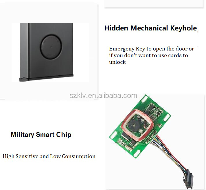 hotel management software system access keycards Rfid hotel room door lock