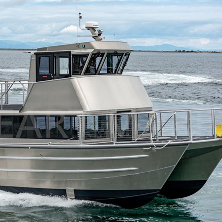 月米铝合金双体游艇