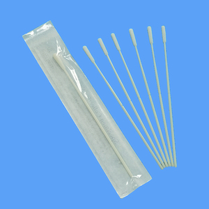 Sekali Pakai Polyester Tip Dacron Swab Steril Rayon Tip Kepala Sikat Plastik