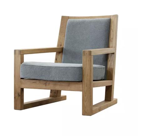 2021 новейшее простое ретро кресло из массива дерева