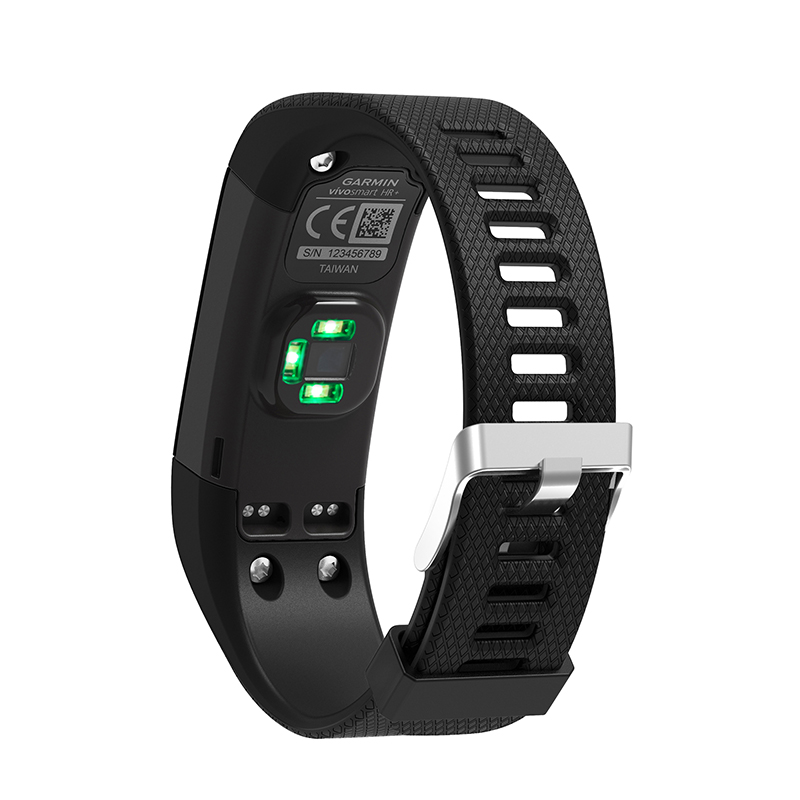 garmin vivosmart hr 表带运动硅胶表带智能电子表带 led 20毫米