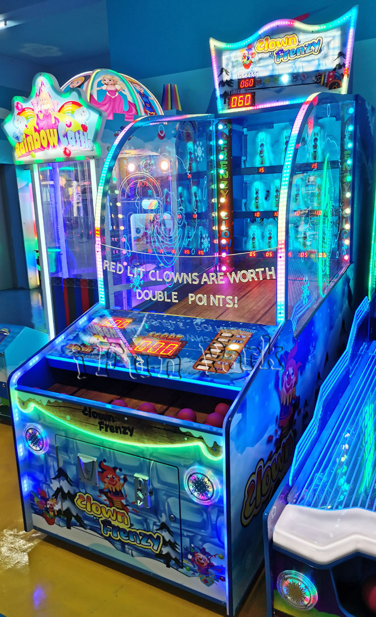 イファンパーク 魅力的な新型コイン式チケット交換ゲーム 子供向けボール投げアーケードゲーム機 クローンフレンジー| Alibaba.com