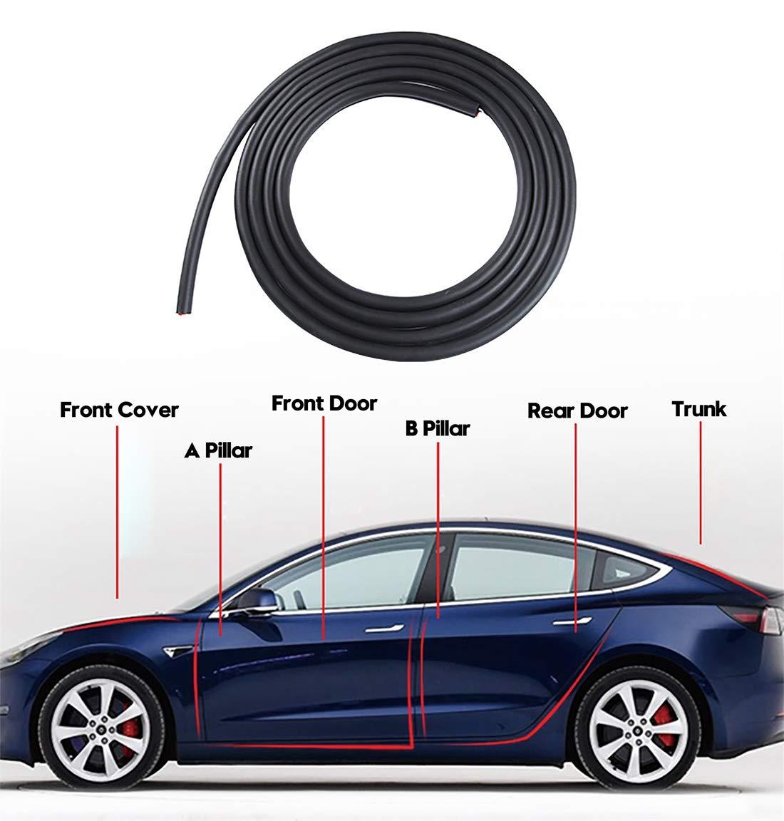 Универсальные автомобильные уплотнения Weatherstrip RubberAuto универсальные уплотнения Tesla Model 3