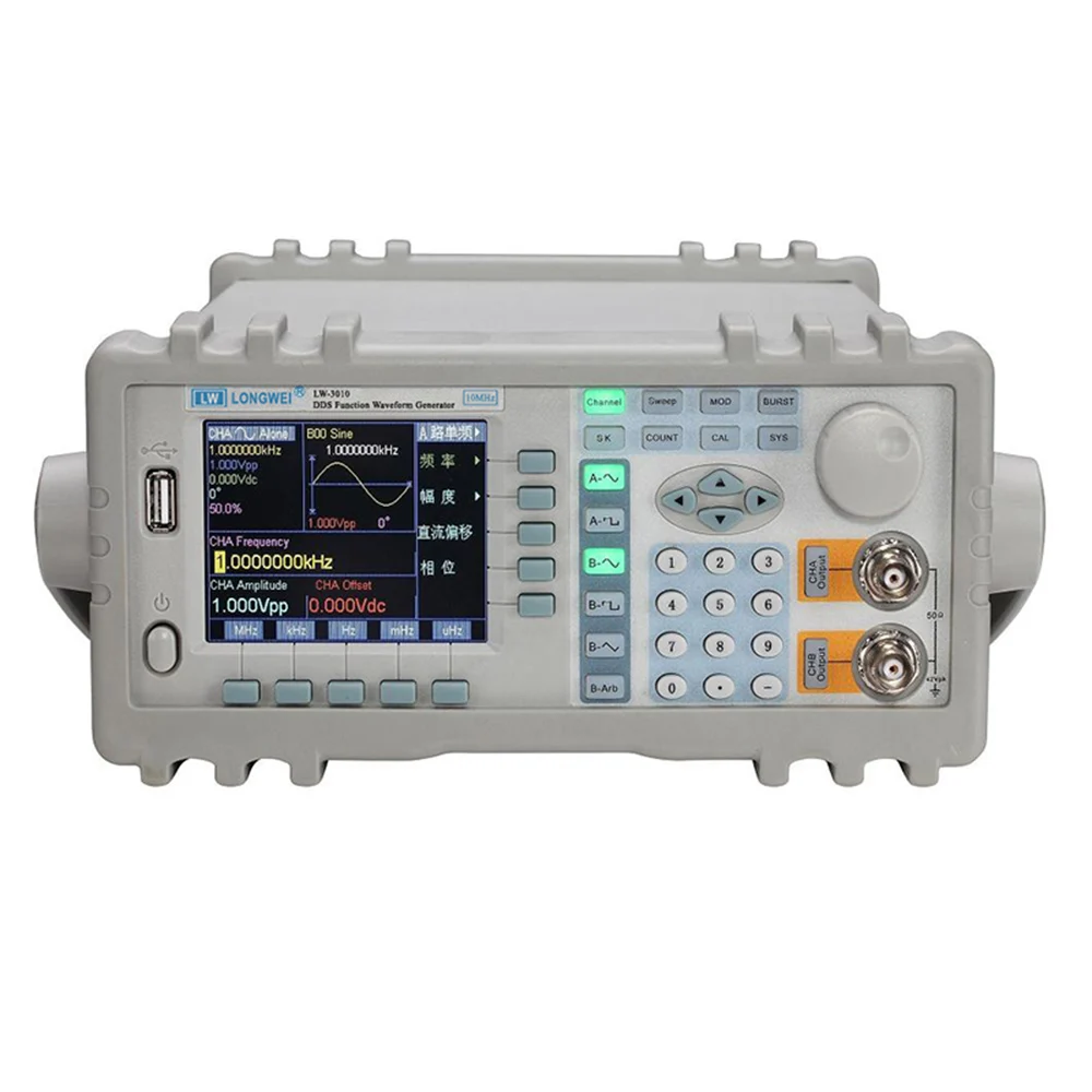 LWG-3010 10MHz DDS Function Signal Generator 100MSa/s 8Bits Portable Arbitrary Waveform Generator for Lab Use