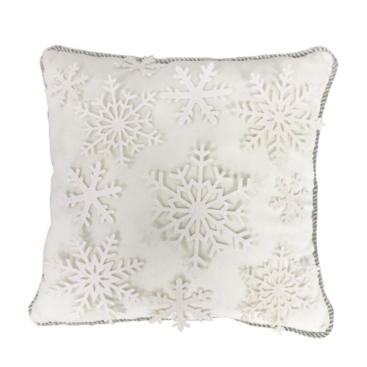Оптовая продажа 40 см белая диванная подушка пустая Заказная декоративная наволочка