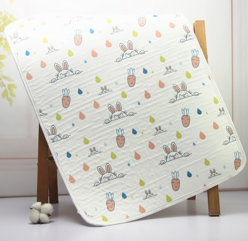 Lokeystar высокой абсорбации кисейного хлопка матрасик для пеленания, 50x70 см моющиеся Пеленальный Коврик для малыша