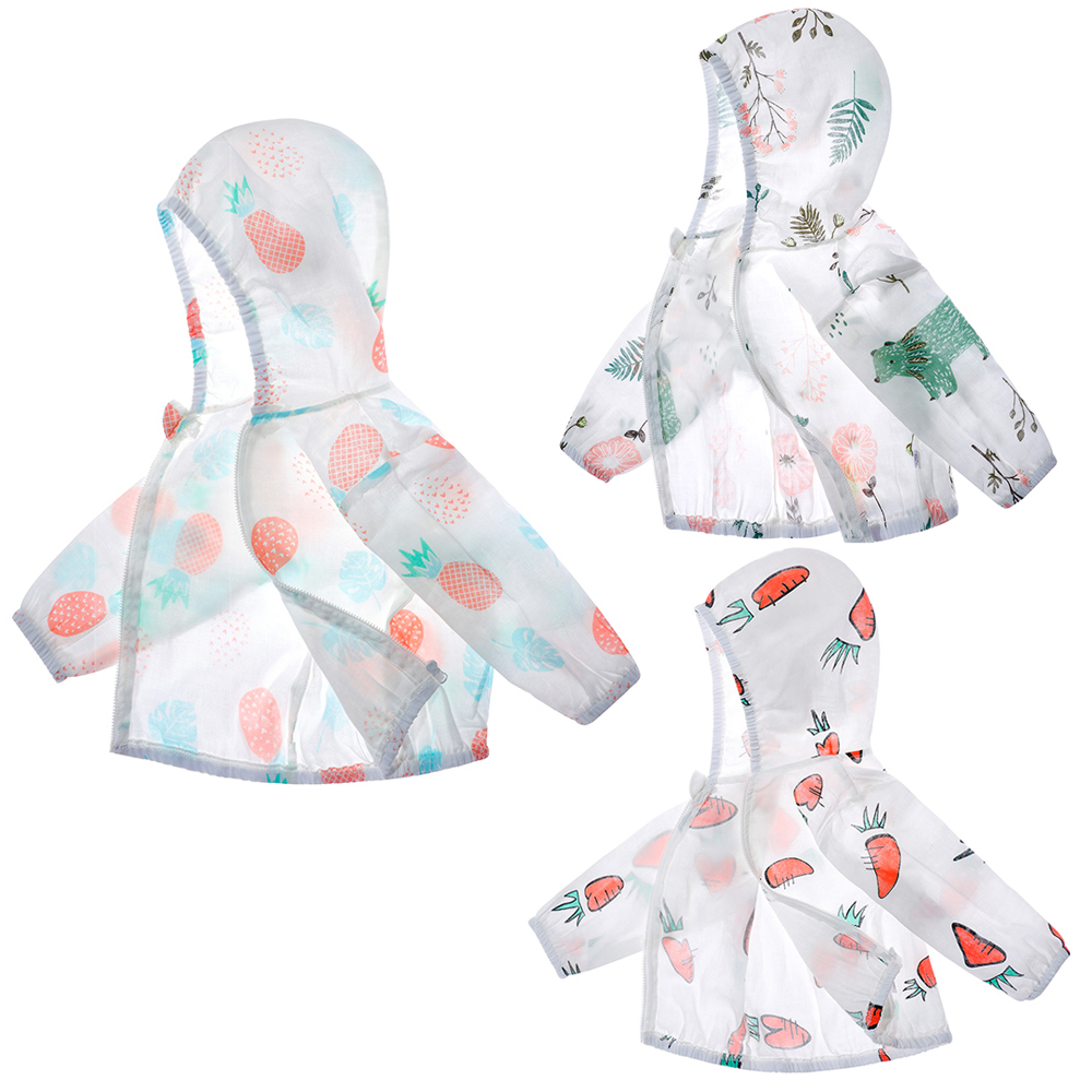 Детская одежда, Новинка лета 2020, хлопковая марлевая детская Солнцезащитная одежда с капюшоном, дышащее Детское пальто