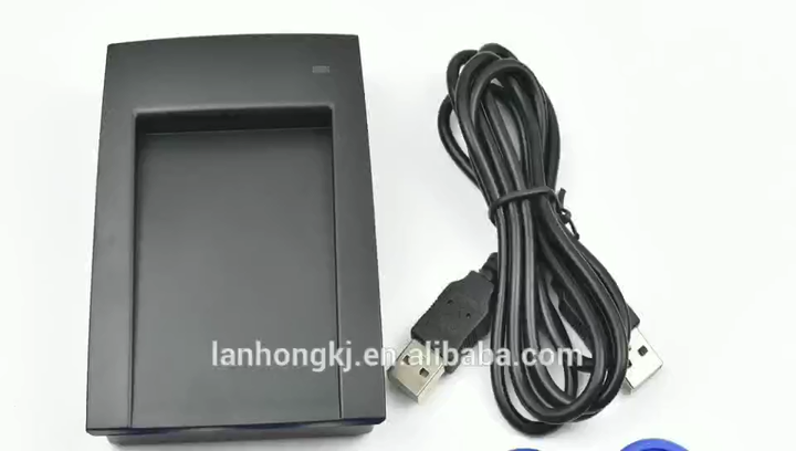 Access Control with 125khz USB RFID ID EM Card Keyfob Reader