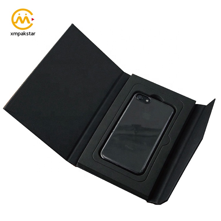 Custom mobile phone case packing credit card packaging envelope gift box box with foam